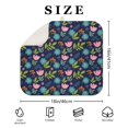 thumbnail image 4 of Pioneer Flower Floral Print Pattern Kitchen Dish Drying Mat 1 Pack, Ultra Absorbent Microfiber Drainer Mat, 16"x18", 4 of 6