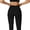 Black, variant on AEXTO Two Piece Workout Sets for Women Y Back Sports Bra Matching V Cut Leggings Gym Yoga Active Wear Outfits with Pocket