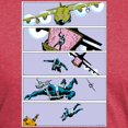thumbnail image 3 of CafePress - G.I. Joe Snake Eyes Parachuti Men's Deluxe T Shirt - Mens Tri-blend T-Shirt, 3 of 4