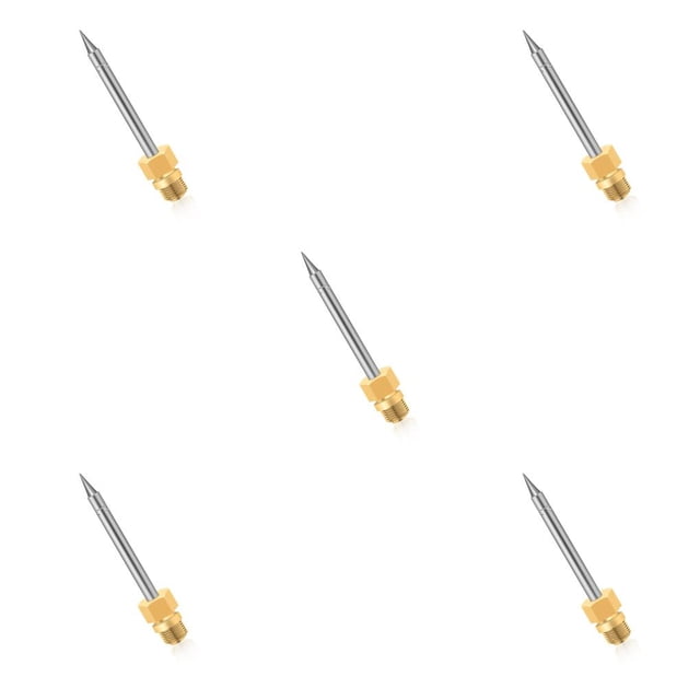 Kenally Soldering Iron Bit Copper Stainless Steel Welding Solder Waterproof Tip Reusable Head Horn Wear-resistant Iron Type2 NO2