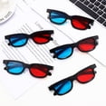 thumbnail image 3 of HAMPPLIES 10 Pcs Lunettes de Jeu Projecteur Vision 3D Lentille Rouge Bleue Compatible avec Écrans de Théâtre, 3 of 6