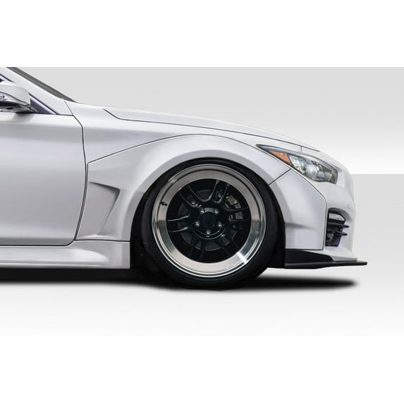 2014-2023 Infiniti Q50 Duraflex Redline Wide Body Front Fender Flares - 4 Piece