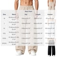 thumbnail image 3 of vdgthytj Mens Athletic Pants Elastic Drawstring Waist Wide Leg Baggy Breathable Running Gym Sport Trousers with Pockets(X-Large,Khaki), 3 of 7