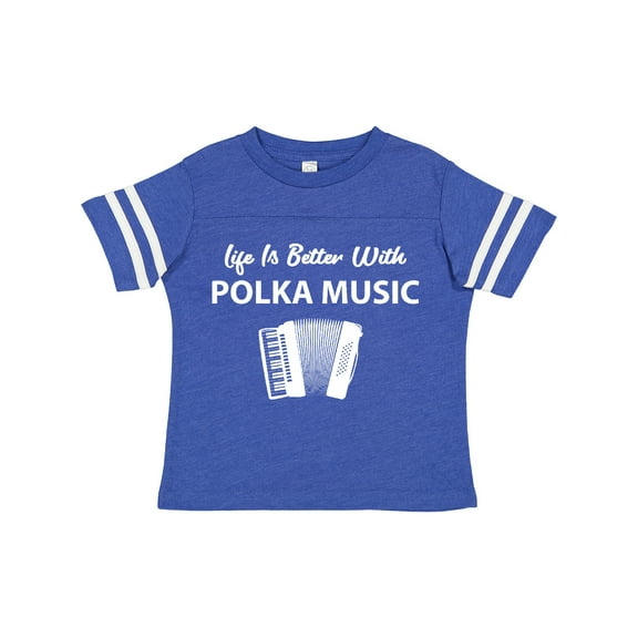 Inktastic Life's Better Polka Music Boys or Girls Toddler T-Shirt