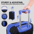 thumbnail image 4 of Luggage Sets 3 Piece Hardshell Expandable Suitcase with Spinner Wheels,Lightweight Travel Suitcase Set 20" 24" 28",Black/Blue, 4 of 8