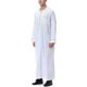 thumbnail image 2 of Kaftan musulmán con estampado para hombre, estilo realeza islámica de Dubái, túnica retro de cuello redondo y mangas largas, abaya holgada, kandoura, 2 of 5