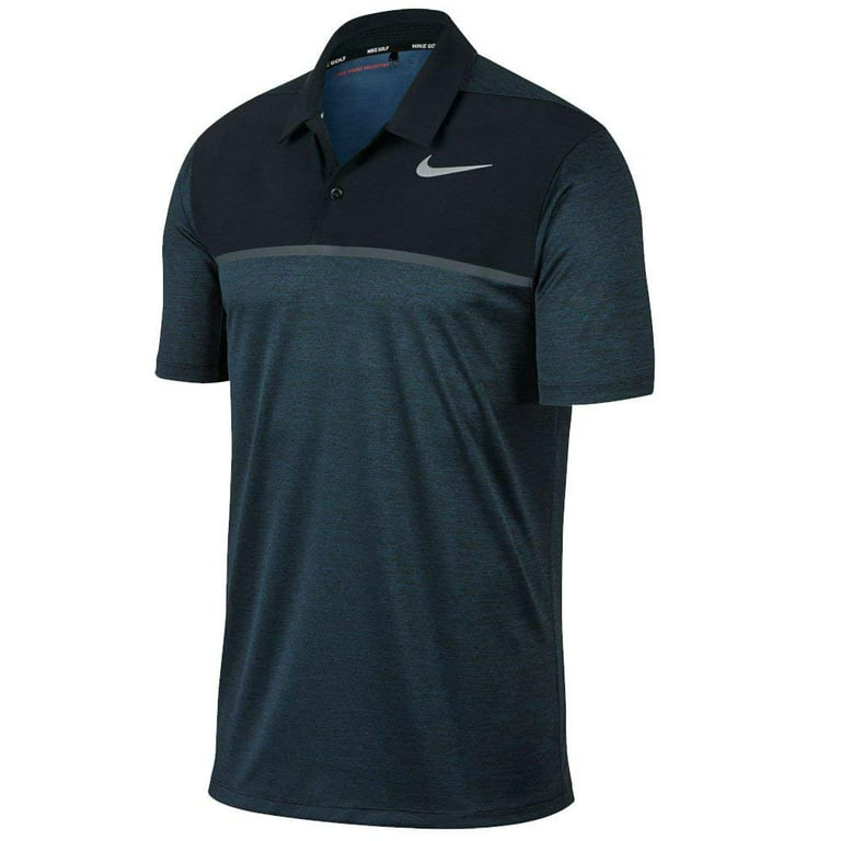 Nike TW Collection Dri-Fit Polo, Navy/Black, Medium Walmart.com