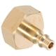 thumbnail image 5 of Conector rápido para compresor de aire a adaptador de manguera de jardín de 3/4" para sistemas de riego de vehículos recreativos, autocaravanas y fontanería exterior. Dorado., 5 of 8