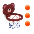 thumbnail image 1 of KAKOWELY 1 juego de canasta de baloncesto para niños, para baño (colores surtidos), 1 of 4