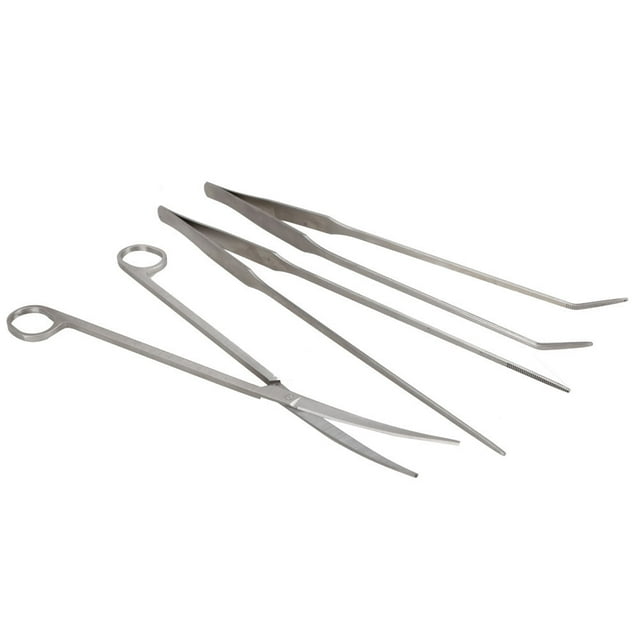 Pinzas de mango largo para limpieza de plantas de Acuario Kit Ehuebsd de herramientas de corte de tijera 1 o 3 unidades envío directo