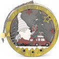 thumbnail image 1 of Adornos navideños Decoración de madera Luz nocturna Papá Noel Muñeco de nieve Ciervo Árbol Cabaña de troncos Cabaña Regalos para el hogar Decoraciones Panel acrílico transparente S, 1 of 5