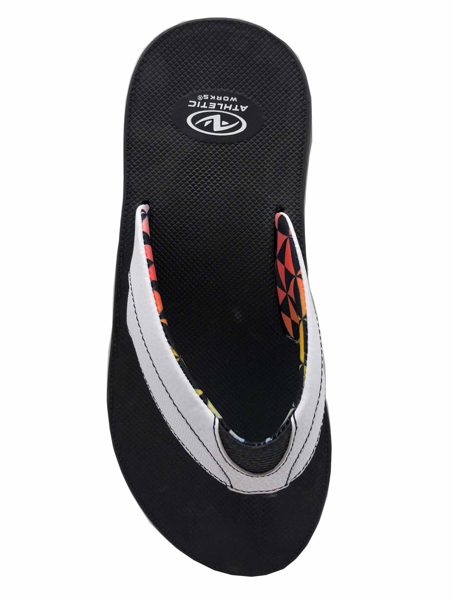 athletic works men's flip flops