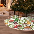 thumbnail image 5 of Haiem Mushrooms Gnomes Pattern Christmas Tree Skirt Merry Christmas Party Christmas Tree Decoration,New Year Decorations-48", 5 of 6