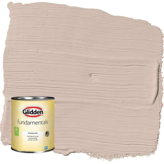 Glidden Fundamentals Wild Rice / Orange Flat Interior Paint, 1 Quart