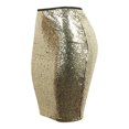 thumbnail image 5 of vigerkar Glitter Sequin Skirt for Women High Waist Stretch Bodycon Skirts Concert Party Sparkly Knee Length Wrap Midi Skirt (Gold, S), 5 of 5