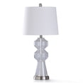 thumbnail image 1 of Collective Design Nova Traditional Glass Body Steel Base Table Desk Light Lamp, 1 of 1