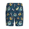 thumbnail image 2 of Lsque Space Sleeping Panda Mens Sleep Pajama Shorts,Short Pajama Pants, Cotton Ultra-Soft Knit-XX-Large, 2 of 9