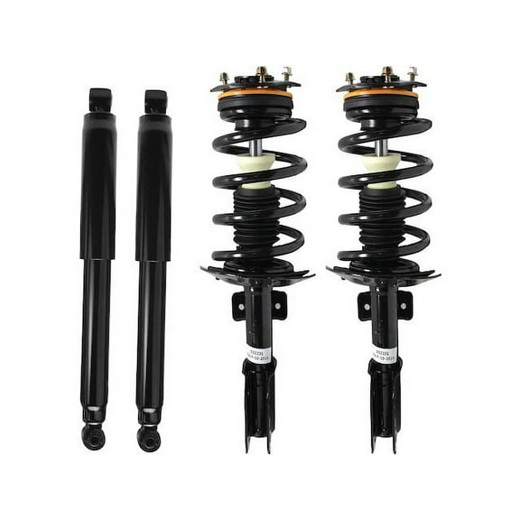 Front and Rear Suspension Strut and Shock Absorber Assembly Kit - Compatible with 2005 - 2008 Chevy Uplander 2006 2007
