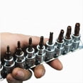 thumbnail image 2 of 9 Puntas de Destornillador Torx de Estrella de 5 Puntas, con Dado de 1/4 de Pulgada, TS10-TS50, Accesorios para Herramientas Manuales., 2 of 6