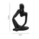 thumbnail image 3 of 3x Escultura de de Resina, Figuras de jes, Decoración Del Hogar, Arte Elegante, Adorno de para Oficina, Regalos de Cumpleañ Baoblaze Figura pensador abstracto, 3 of 8