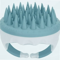 Scalp Massager Shampoo Brush, Manual Scalp Care Hair Scrubber, Hair Washing Scalp Exfoliator with Soft Silicone Bristles for Hair Growth, Dandruff Removal, Thick Curly Wet Dry Hair (Green)