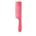thumbnail image 1 of Peigne Fermé DIY Brosse de Coiffure Réutilisable Brosse de Coiffure Courbée Peigne Accessoires de Barbiers Outil de Coiffure Manche Rond Hommes Femmes Massage Rose, 1 of 7