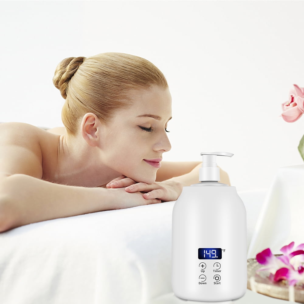 Professional Massage Oil Warmer, Lotion Warmer Dispenser Heater  (White(Funnel))