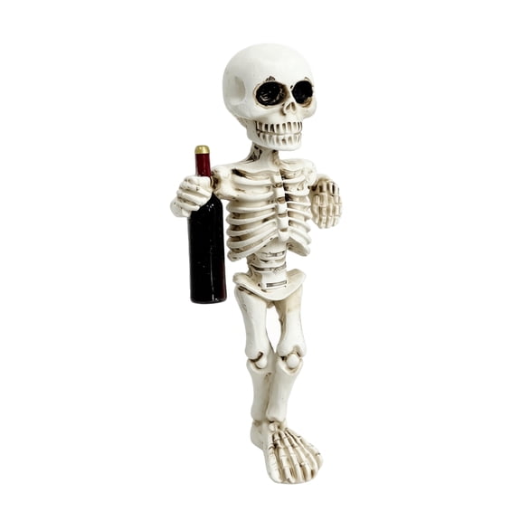 2026 New Halloween Decor, Tabletop Resin Bony Head Home Ornaments, Indoor Halloween Home Fall Ornaments for Porch and Indoor Home Office Desk Decor