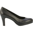 thumbnail image 2 of Women's Walking Cradles Payton Heeled Pump Black Cashmere Leather 9.5 M, 2 of 6