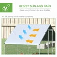 thumbnail image 4 of PawHut Galvanized Large Chicken Coop Cage Walk-in Enclosure 9.8'x19.7'x6.6', 4 of 10