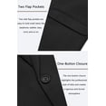thumbnail image 6 of COOFANDY Mens Slim Fit Suit Jacket Blazer Lightweight Dress Jackets Casual Sports Coat, 6 of 7