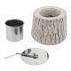 thumbnail image 1 of Smokeless Portable Ceramic and Metal Tabletop Fire Pit for Outdoor BBQ, 1 of 4