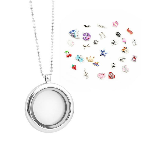 Floating hot sale locket necklace