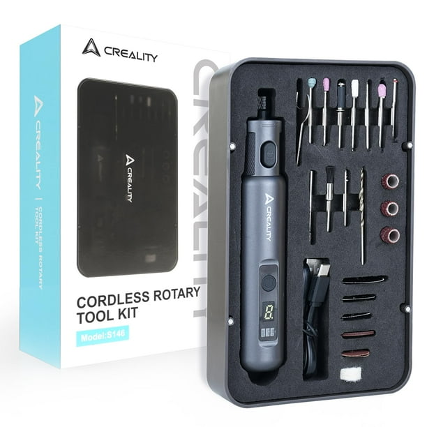 Herramienta Rotativa Inalámbrica Creality S146 con 21 Accesorios USB