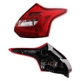 thumbnail image 2 of AKKON - For 12-14 Ford Focus Hatchback [SEQUENTIAL] LED Tube Red Tail Brake Lamps Driver Left+Passenger Right, 2 of 7