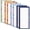 Flower Borders, variant on 7 Pack Magnetic Notepads for Refrigerator, Magnetic Notepads for Refrigerator, Fruit Design Grocery List Pad for Fridge, Full Magnet Back Shopping Lists, 30 Sheets Per Note Pads