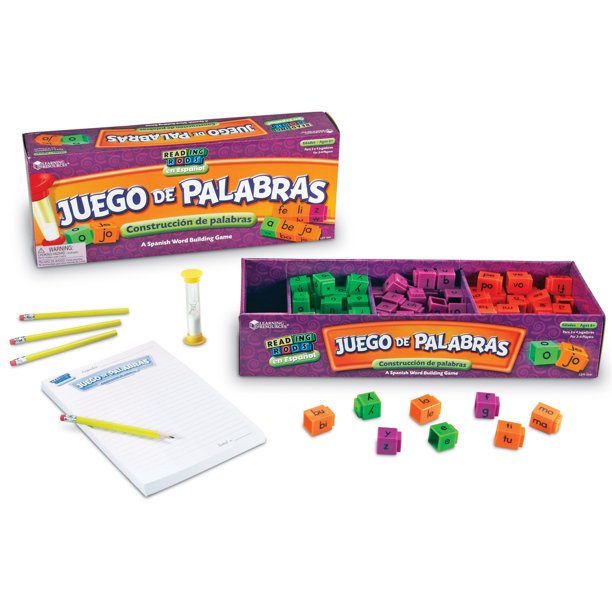 Learning Resources® Juego de Palabras Spanish Reading Rods® Word Game