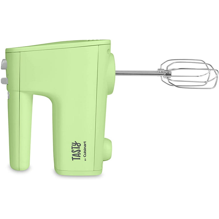 Tasty by Cuisinart Electric Home Kitchen Handheld Food Mixer with Beaters,  Green 