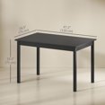 thumbnail image 3 of HOMCOM Dining Table Farmhouse Kitchen Table w/ Wood Frame for Dining Room, 3 of 10