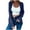 Blue, variant on Glisme Cardigan Sweaters For Women Knitted Base Shirt V Neck Long Sleeve Spring Fall Outer Sweater Trendy Clothing Trendy Tops Black