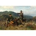 thumbnail image 3 of Carl Friedrich Deiker 18x13 Black Modern Framed Museum Art Print Titled - A Successful Hunt, 3 of 5