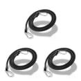 thumbnail image 2 of Justharion Black Heavy Duty Rope With Hooks - Strong And Durable Multiple Lengths Bungee Cords And Fixings black 1 m 3Set, 2 of 6