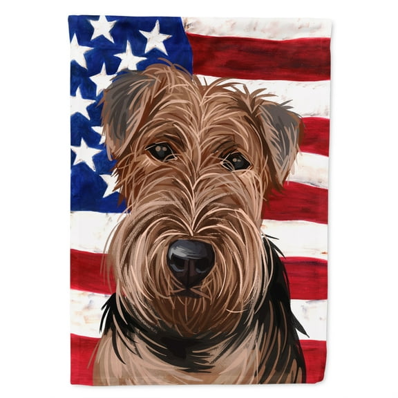 Carolines Treasures CK6754GF Welsh Terrier American Garden Size Outdoor-Flags, Multicolor