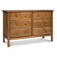 thumbnail image 1 of DAVINCI Jayden Commode Double Grand à 6 Tiroirs en Châtaignier, 1 of 8