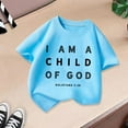 thumbnail image 4 of T Shirt,Girls Tees Shirts Cute Personality Printed Round Neck Short Sleeve Tee Casual Loose Top,Shirt,8-10 Years, 4 of 4