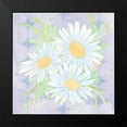 thumbnail image 2 of Mark, Leslie 20x20 Black Modern Framed Museum Art Print Titled - Daisy Patch Serenity II, 2 of 5