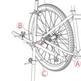thumbnail image 1 of Professional Bike Hanger Alignment MTB Bicycle Bike Derailleur Hanger Rear Derailleur Gauge Hooks, 1 of 9