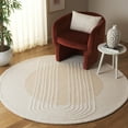 thumbnail image 2 of SAFAVIEH Rodeo Drive Lorin Abstract Area Rug, Ivory/Beige, 6' x 6' Round, 2 of 10