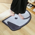 thumbnail image 4 of Coofit Bath Rug Cute Cartoon Shape Absorbent Bath Mat for Kitchen Bathroom Living Room, 4 of 8