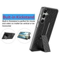 thumbnail image 3 of Case for Galaxy S24 5G Case[with Belt Clip Holster Case]Slim Combo Shell with Kickstand Swivel Rugged Shockproof Antiscratch Protective Cover for Samsung Galaxy S24 5G 2024 6.2 inch(Black), 3 of 7